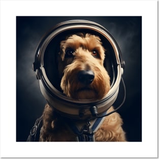 Astro Dog - Airedale Terrier Posters and Art